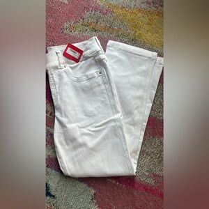 NWT spanx white pull on pants straight leg
